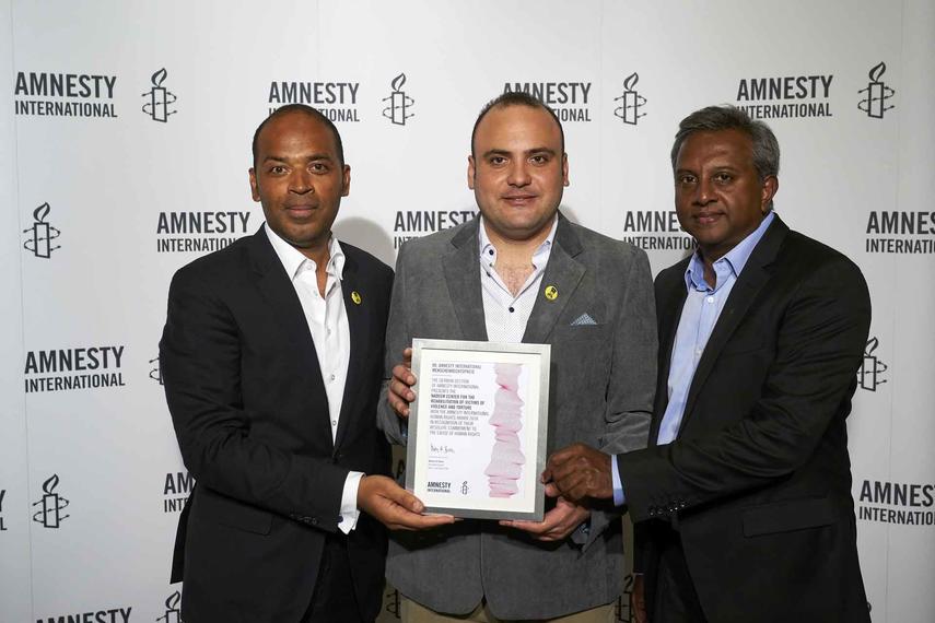 Amnesty International Menschenrechtspreis 2018 an Nadeem-Zentrum aus Ägypten