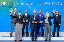 Steinmeier: Wegen des Klimawandels Lebensweise und Gewohnheiten ändern - Deutscher Umweltpreis der DBU